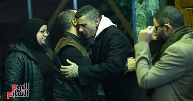 كبار نجوم الفن فى عزاء الفنانة الراحلة سمية الألفى