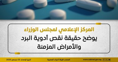 نقص أدوية البرد والأمراض المزمنة