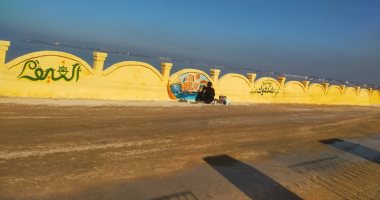 نائب محافظ الفيوم يتفقد أعمال التجميل والتطوير على شاطئ بحيرة قارون