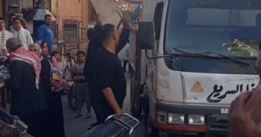 حملة مكبرة للنظافة ورفع الإشغالات بشوارع بلبيس