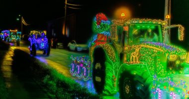 احتفالات المزارعين فى بلجيكا.. جرارات زراعية مزينة بالأضواء المبهرة تستقبل 2026