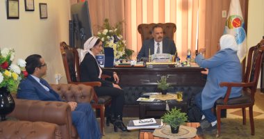 رئيس شركة مياه القناة يبحث سبل التعاون مع منظمة اليونيسف