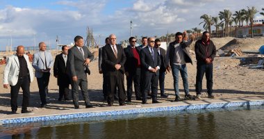 محافظ كفر الشيخ: إنشاء منطقة ترفيهية وأكوا بارك و24 مشاية بمصيف بلطيم