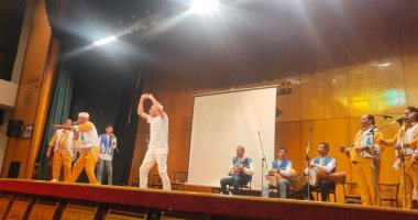 فرقة بورسعيد السمسمية تحيى احتفال نقابة الصحفيين بعيد النصر