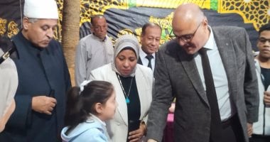 محافظ القليوبية يحقق حلم الطفلة ريتاج بالالتحاق بالتعليم بعد نجاتها من غزة