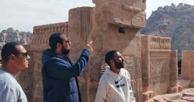 مدير آثار أسوان يتابع تطوير معابد فيلة.. صور