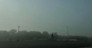 شبورة كثيفة تشهدها شمال سيناء فى ساعات الصباح