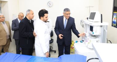 محافظ الجيزة يفتتح قسم رعاية المخ والأعصاب بمستشفى الوراق المركزى.. صور