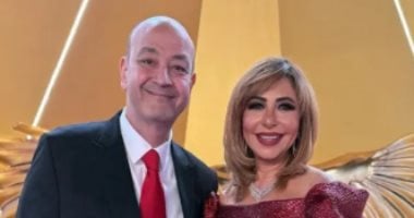 عمرو أديب ولميس