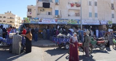 افتتاح سوق اليوم الواحد بمدينة طور سيناء بأسعار مخفضة