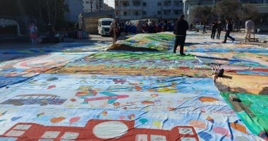 مكتبة الإسكندرية تحتضن ختام فعاليات «أكبر لوحة في العالم» بمشاركة طلاب 54 مدرسة مصرية يابانية.. تحمل رموز حضارة النيل.. وسفير اليابان: زيادة المدارس إلى 69 يعكس نجاح التجربة بمصر.."الماتشا" الأبرز بالاحتفالية