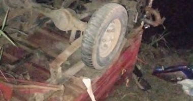 حادث بين سيارتين وتروسيكل يسفر عن مصرع شخص وإصابة آخرين بمنشأة القناطر