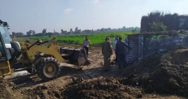 محافظ المنوفية: إزالات فورية فى المهد لعدد من حالات التعدى على الأراضى الزراعية