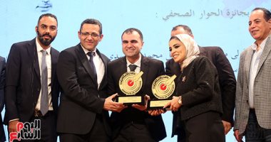الصحفيين تكرم اليوم السابع للفوز بـ8 جوائز فى مسابقة الصحافة المصرية