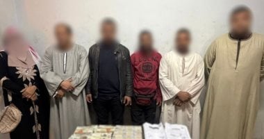 وزارة الداخلية تضبط 6 أشخاص يوزعون كروتا بمحيط لجان جرجا