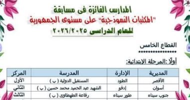 تعليم جنوب سيناء يتصدر الجمهورية فى مسابقات المكتبات النموذجية