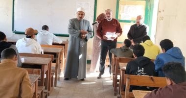 رئيس منطقة الإسماعيلية الأزهرية يتابع سير أعمال امتحانات النقل