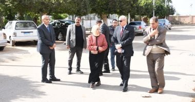رئيس جامعة القناة يتفقد أعمال التطوير وأماكن الانتظار بالحرم الجامعى