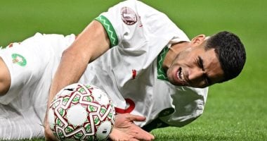 أشرف حكيمي خلال مباراة زامبيا ضد المغرب