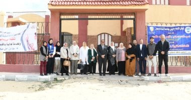 جامعة القناة وجامعة الإسماعيلية الأهلية تطلقان قافلة مشتركة بالقنطرة شرق