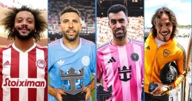 بوسكيتس ومارسيلو وألبا وهوملز وكافاني يودعون الملاعب فى 2025
