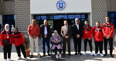 جامعة القناة تحتفى بطلابها الفائزين فى اللقاء الرياضى لذوى الإعاقة