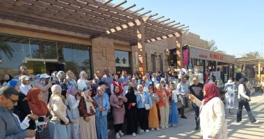 معبد الكرنك يشهد أولى الجولات الميدانية لملتقى ثقافة وفنون الفتاة والمرأة.. صور
