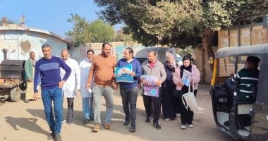 شركة مياه الجيزة تطلق قافلة مائية لخدمة أهالى قرية برنشت فى العياط