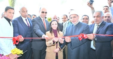 محافظ البحيرة ورئيس جامعة الأزهر يفتتحان كلية الطب البيطرى بحوش عيسى