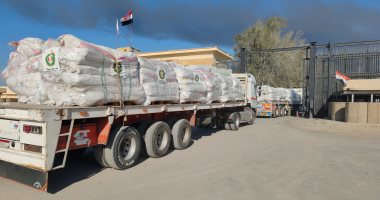 بيت الزكاة والصدقات يعلن دخول القافلة الإغاثية 13 لغزة عبر منفذ رفح فجر اليوم