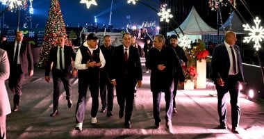 رئيس الوزراء يشارك المحتفلين بالعام الجديد باحتفالية شركة العاصمة الجديدة.. مدبولي ينقل للحضور تهنئة وتحية الرئيس السيسى وتمنياته بأن يحمل العام الجديد كل الخير والبركة والسعادة لجميع أبناء الشعب المصرى العظيم