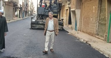 محافظ سوهاج: رصف منطقة شارع الشريف وتفرعاته بطول 17 ألف متر 
