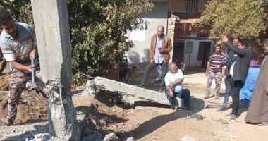 زراعة سوهاج: إزالة فورية لحالة تعد على الأراضى الزراعية بقرية آبار الملك