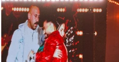 تامر حسنى فى حفل العاصمة الجديدة