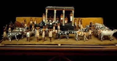 مقتنيات المتحف المصرى.. ماكيت من مقبرة الوزير مكت رع