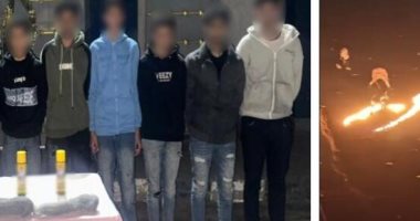 ضبط 10 أشخاص أشعلوا النيران فى أحد شوارع الإسكندرية احتفالا برأس السنة
