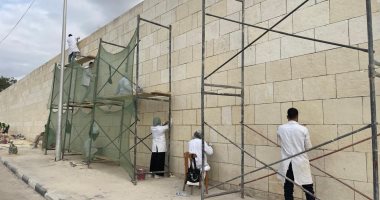 محافظة القاهرة تبدأ ترميم وصيانة سور مجرى العيون.. صور