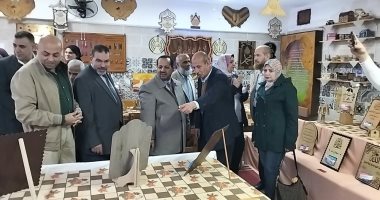 تعليم الدقهليه يفتتح معرض إدارة شرق المنصورة لتكنولوجيا الصناعة والمهارات المهنية