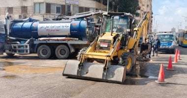 أعمال إصلاح خط مياه الدقى لإعادة الخدمة خلال ساعتين على الأكثر