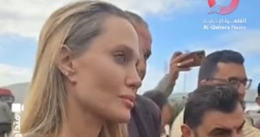 لقطات من زيارة أنجلينا جولى لمعبر رفح ضمن جولة فى محافظة شمال سيناء