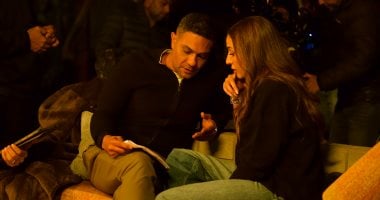  آسر ياسين ودينا الشربيني