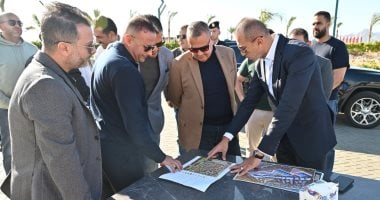 محافظ جنوب سيناء يتفقد أعمال التطوير بمنطقة سانتيرا