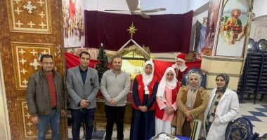 مبادرات صحية بالكنائس والميادين تزامنًا مع احتفالات رأس السنة وأعياد الميلاد بكفر الشيخ