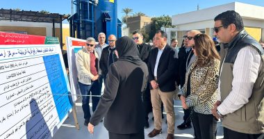 رئيس الوزراء يتفقد محطة رفع قرية الرياينة بمركز أرمنت بالأقصر
