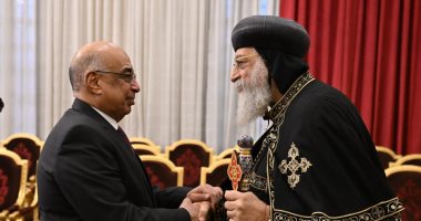 وزير العدل يزور الكاتدرائية المرقسية للتهنئة بعيد الميلاد المجيد