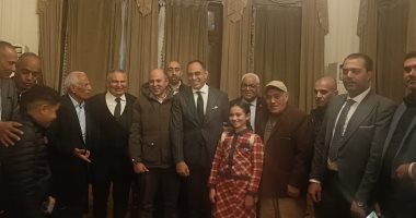 وصول هانى سرى الدين لمقر حزب الوفد للتقدم بأوراق ترشحه على مقعد رئاسة الحزب