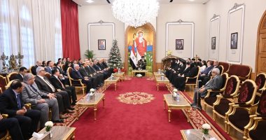 للتهنئة بالعيد.. البابا تواضروس الثاني يستقبل رئيس وأعضاء مجلس القضاء الأعلى والنائب العام