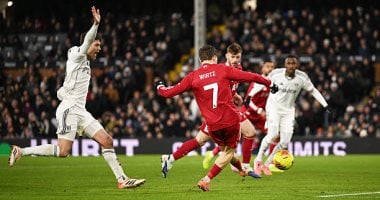 نتيجة مباراة فولهام ضد ليفربول اليوم في الدوري الإنجليزي