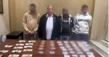 وزارة الداخلية تضبط 4 أشخاص لتوزيع أموالا بمحيط لجان الهرم