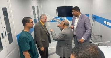 رئيس جامعة أسوان يتفقد اللمسات النهائية لمستشفى العظام